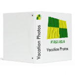Pastaza waving flag with Name Vinyl Binder