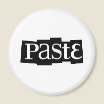 Paste Block Logo Black magnets
