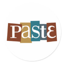 Paste Block Logo Color Round Sticker