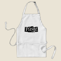 Paste Block Logo Magazine Black aprons