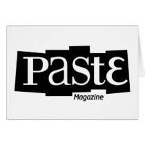 Paste Block Logo Magazine Black cards by pastemerch Paste Block Logo Magazine Black cards