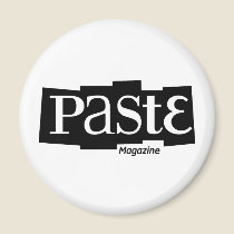 Paste Block Logo Magazine Black magnets