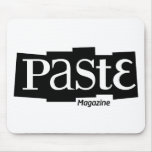Paste Block Logo Magazine Black Mouse Mat
