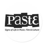Paste Block Logo Tag on Bottom Black Sticker