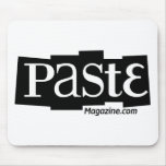 Paste Block Logo URL Black Mouse Pads