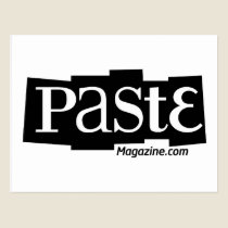 Paste Block Logo URL Black postcards
