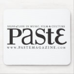 Paste Classic Black Logo Mousepad