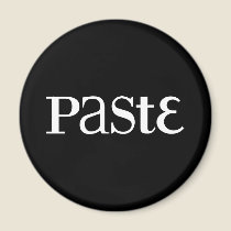 Paste Classic White Logo Magnet