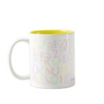 Pastel Alphabet #1 Coffee Mug