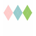 Pastel Argyle Dark T-Shirt by teeboutique Pastel Argyle Dark T-Shirt