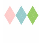 Pastel Argyle Dark T-Shirt