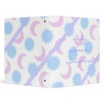 Pastel Baby Shower Photo Scrapbook Binder