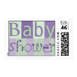 Pastel baby shower stamps