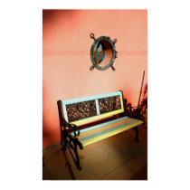 pastel bench posters