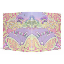 pastel birds and butterflies notebook binders