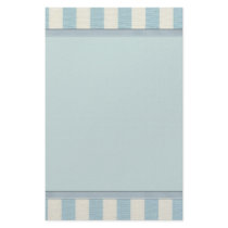 Pastel Blue and Cream Stripe Stationery