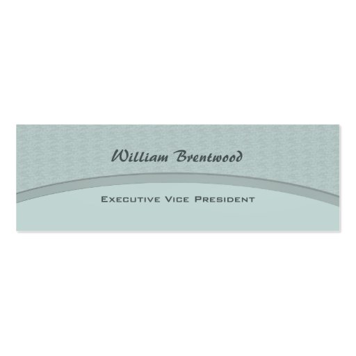 Pastel Blue curve Business Card Templates (front side)