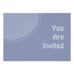 Pastel Blue Modern Party Invite
