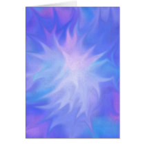 Pastel Blues & Violets Card cards