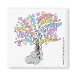 PASTEL BOUQUET OF GOOD WISHES Magnet