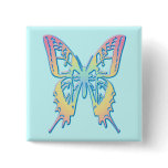 Pastel Butterfly Button Pastel Butterfly Button
