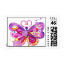 Pastel Butterfly Stamp by ShouShou Pastel Butterfly Stamp