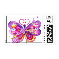 Pastel Butterfly Stamp by ShouShou Pastel Butterfly Stamp