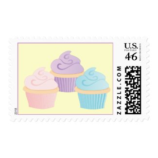 Pastel cakes stamp