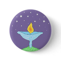 Pastel Chalice Pin / Button by uufaith Pastel Chalice Pin / Button