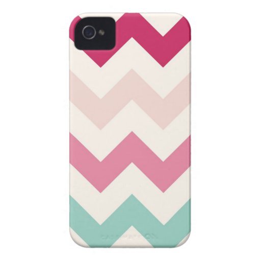 Pastel chevron zigzag stripes zig zag pattern chic iPhone 4 cases