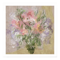 Pastel Choice Impressionist Print Poster