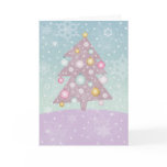 Pastel Christmas Tree Card
