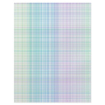 pastel colored gingham pattern flyers