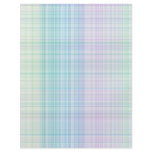 pastel colored gingham pattern flyers
