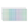 pastel colored gingham pattern custom photo card