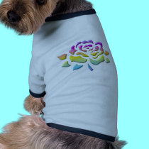 Pastel Colored Roses pet clothing by Artists4God Pastel Colored Roses pet clothing