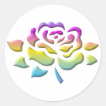 Pastel Colored Roses Sticker