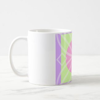 pastel colorful coffee mug