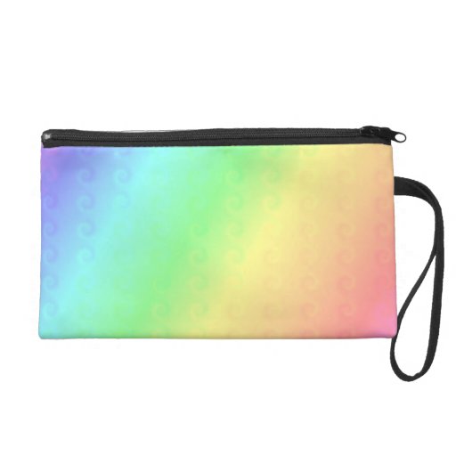 Pastel Colors Bagette Wristlet Clutches