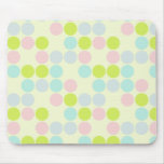 Pastel Colors, Dot Pattern Mousepad