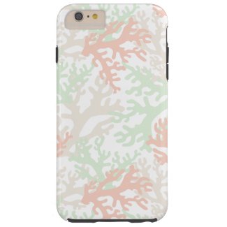 Pastel Corals on White