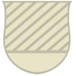 PASTEL CREST BADGE YELLOW BROWN PHOTO SCULPTURES