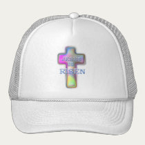 Pastel Cross-Jesus is RISEN hats