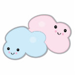 pastel cute kawaii clouds photo sculptures