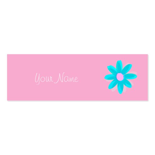 pastel daisy business card