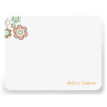 Pastel Daisy Flowers Blooms Baby Shower Thank You Custom Announcements