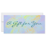 Pastel Daisy Gift Certificate template Personalized Rack Card