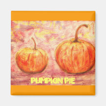 pastel de calabaza imán