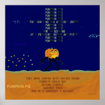 PASTEL DE CALABAZA POSTER