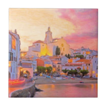 pastel de España del brava de la costa Azulejos Cerámicos